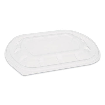 Pactiv Evergreen Clearview Mealmaster Lids With Fog Gard Coating, Medium Flat Lid, 8.13 X 6.5 X 0.38, Clear, 252-carton freeshipping - TVN Wholesale
